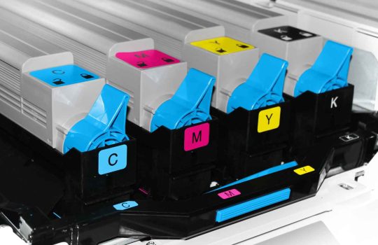 Toners and ink heads in printers2